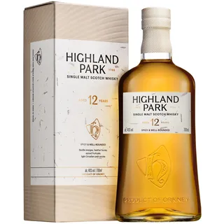 Highland Park 12 Years Old Single Malt Scotch 40% vol 0,7 l Geschenkbox