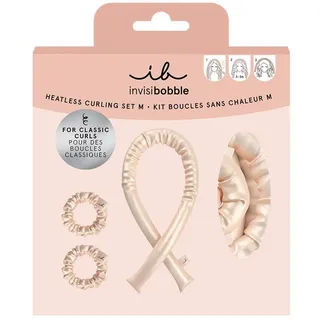 Invisibobble GIFT SET Normal Curl M - Locken ohne Hitze Heatless Curl Set I Lockenwickler Ohne Hitze Rutschfest I Heatless Curls Band Samt über Nacht I Hair Curler für mittleres-langes Haar