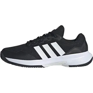 adidas GAMECOURT 2 Tennis Shoes, core Black/FTWR White/Silver met., 42