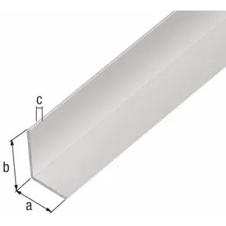 GAH Alberts Alberts Winkelprof. gleichschenkelig, UG L2000x B10x H10x S1mm Aluminium