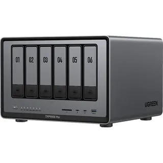 UGREEN NASync DXP6800 Pro Leergehäuse Grau