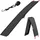 205 cm 340 kg klappbar Aluminium geriffelt schwarz 1 St.
