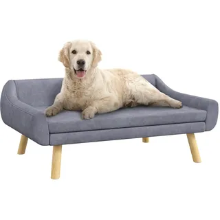 PawHut Hundesofa 102 x 58,5 x 42,5 cm grau