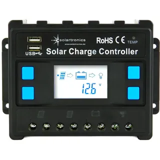 Solartronics Laderegler 12V/24V blau 50A