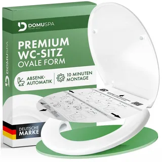 domuspa WC-Sitz mit Absenkautomatik Weiß
