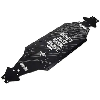 ARRMA Aluminium-Chassis CNC 7075 T6 LWB, Schwarz: EXB, ARA320571