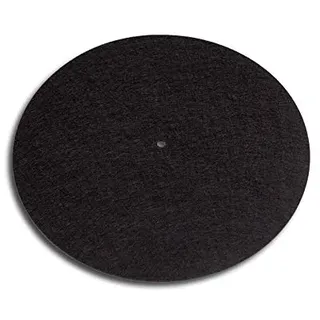 Protected Schallplatten Slipmat aus Filz schwarz