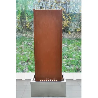 könige hausdeko gmbh Wasserwand Kombination aus Corten- und Edelstahl