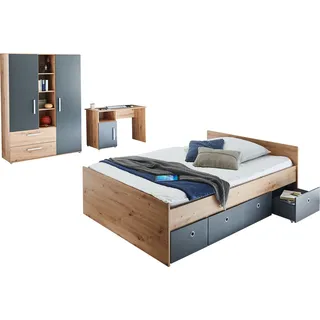 Arthur Berndt Jugendzimmer 4er-Set Alessio ¦ mehrfarbig ¦ Maße (cm): B: 545 H: 364