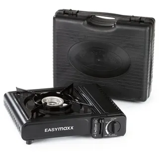 EasyMaxx Gaskocher tragbar 2100W schwarz