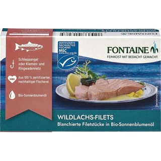 Fontaine Wildlachs in Bio-Sonnenblumenöl