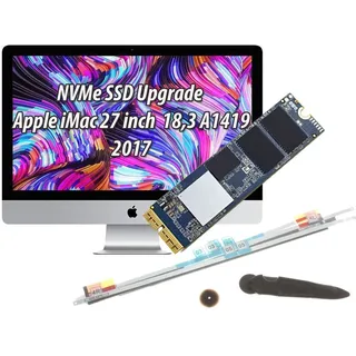 1TB NVMe SSD Upgrade Apple iMac A1419 Retina 5K 27-inch 2017  inkl. Tools