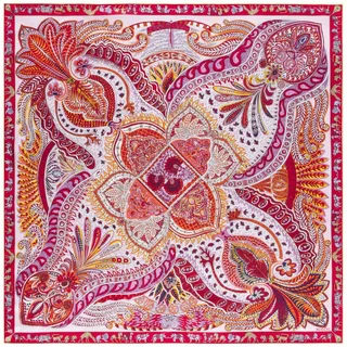 Roeckl Paisley Tuch 90 cm rot