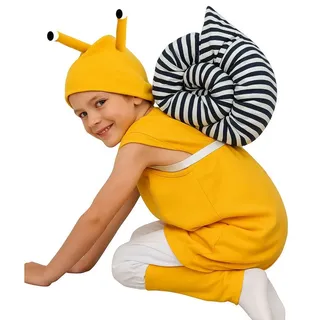 Lipta TDP Kostüm Schnecken-Kostüm mit Schneckenhaus – Kinder gelb 140 | 140