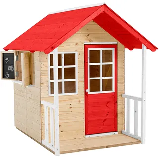 zwerkules Spielhaus Lolla Natur/Rot