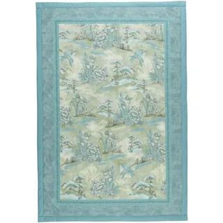 BASSETTI ACQUAFORTE Plaid 135 x 190 cm Grün