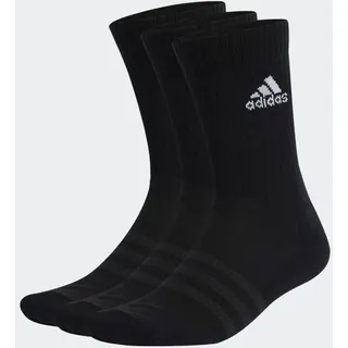 adidas Cushioned Crew Socken 3er Pack Black / White 37-39