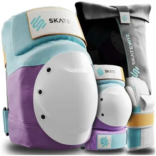 SKATEWIZ Schoner-Set Erwachsene Skateboard Rollschuhe Schlittschuhe Protektoren 3er Set