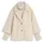 Webpelzjacke 2-in-1-Look Beige S