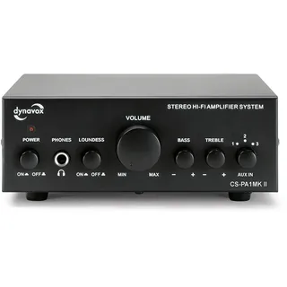 Dynavox CS-PA1 MK II Stereo-Verstärker, Schwarz