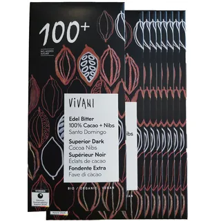 Vivani Edel Bitter Schokoladentafel 80 g