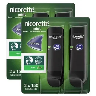nicorette Mint Spray mit 1 mg Nikotin pro Sprühstoß