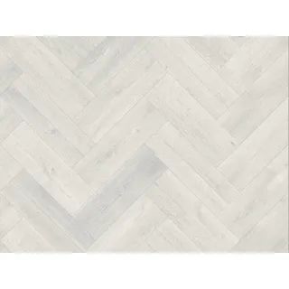 Primaflor PVC Boden TURIN, Fischgrät Weiß 009S, - 2,00m x 1,00m,