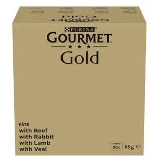 Purina Gourmet Gold Feine Pastete Sorten-Mix 96 x 85 g