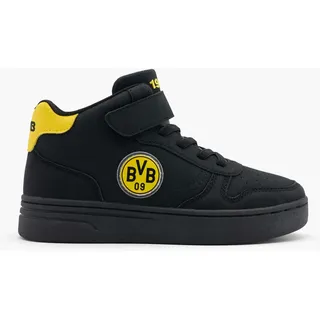 BVB Hoher Sneaker, Farbe Schwarz, Größe 33 - Hoher Sneaker - Herren - Schwarz