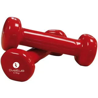 Reha Europa Epoxy-Hantel, Jugend Unisex, rot-rot, 500 g, 1180