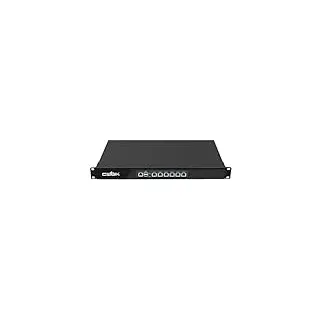CWWK 1U N100 Firewall Appliance Rackmount, 19” Rack Firewall Hardware mit 6 Ports i226-V 2.5GbE LAN, U1 OPNsense Homelab Server DDR5 Barebone ohne RAM/SSD/OS, HD + VGA Dual Display