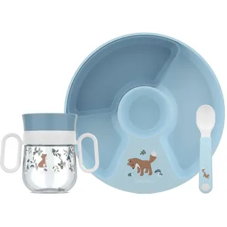 Mepal Mio Baby Geschirr-Set, 3-teilig Forest Friends