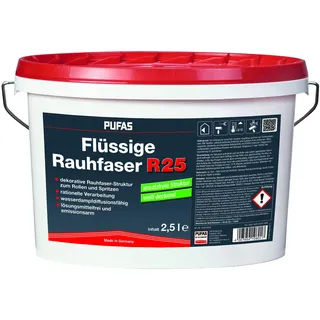 Pufas Flüssige Rauhfaser Weiß 2,5 l