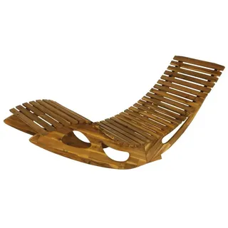 prestige home living outdoor Ergonomische Schwungliege aus Akazienholz - FSC® zertifiziert