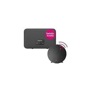 Telekom Speedport Smart 4 Router & Speed Home WLAN Repeater im Set mit Wi-Fi 6 und Mesh-Technologie - kein Glasfasermodem integriert I Plug & Play per WPS, 2 LAN-Anschlüsse