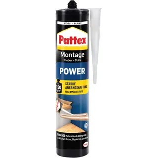 Pattex Montagekleber Power weiß, 370g