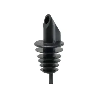 Fuchs Gastronomiebedarf BILLY Universal-Ausgießer 4227.12 - 1 Packung = 12 Stück, schwarz
