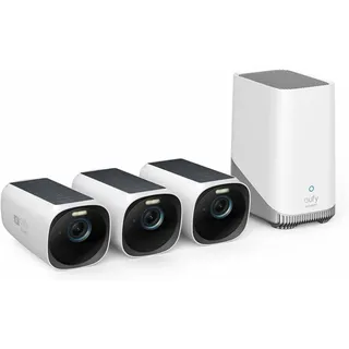 eufy eufyCam 3 S330 3er Set + HomeBase 3