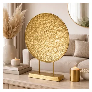 MF Skulptur Goldener Schimmer des Handwerks XXL Dekoaufsteller Citala Höhe 60cm goldfarben
