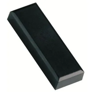 MAUL Facetterand Magnete (20 Stück) MAULpro 53 x 18x 10 mm | Mini Magnete aus Kunststoff | Starke Magnete für Whiteboard und Magnettafel | ideal für Büro, Homeoffice und Werkstatt | Schwarz