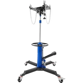 Hydraulic Transmission Jack, 1322 lbs / 0.6 Ton Lifting Capacity Telescoping Transmission Jack with Foot Pedal, Dual Telescopic Trans, 88-176 cm Hi...