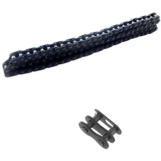 JKGVNCT T8F-Kette 136 Glieder mit zusätzlichem Hauptglied for 47 cc 49 cc Dirt Bikes Quad ATVs und Pocket Bikes