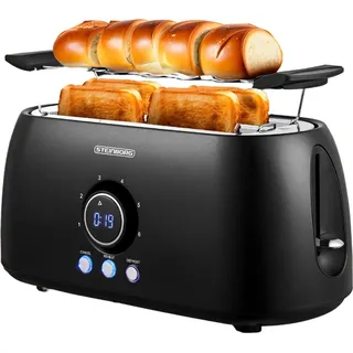 Steinborg XXL Toaster Schwarz