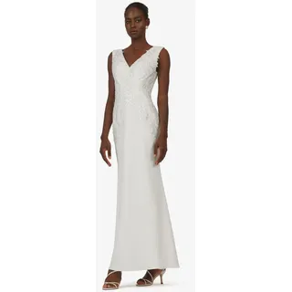 Kraimod Brautkleid mit V-Ausschnitt und Ornamentspitze weiß 36