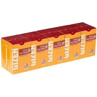 Gizeh Feinfilter - 8 mm Filter Durchmesser - 15 mm Länge - 10 Beutel a 100 Filter