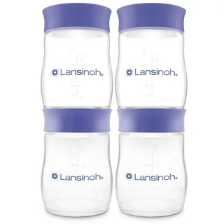 Lansinoh Muttermilchflaschen 4er Pack je 160ml