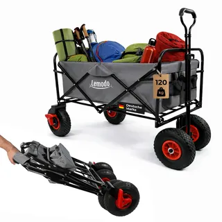 Lemodo Bollerwagen faltbar grau