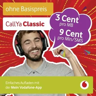 Vodafone Prepaid-Karte ohne Vertragsbindung