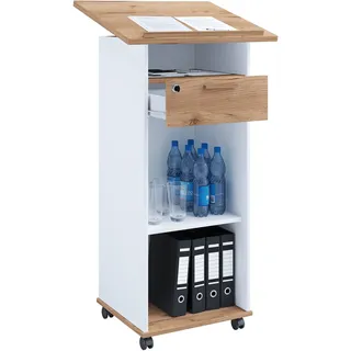 VCM my office Stehpult Rednerpult Stehtisch Rollen Melta