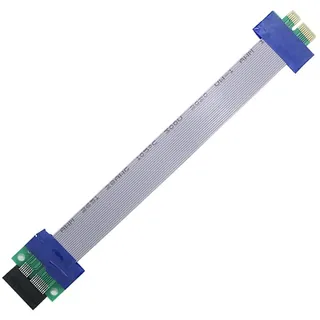 DollaTek PCI-Express PCI-E 1X Riser-Karte Flex-Verlängerungskabel für PC